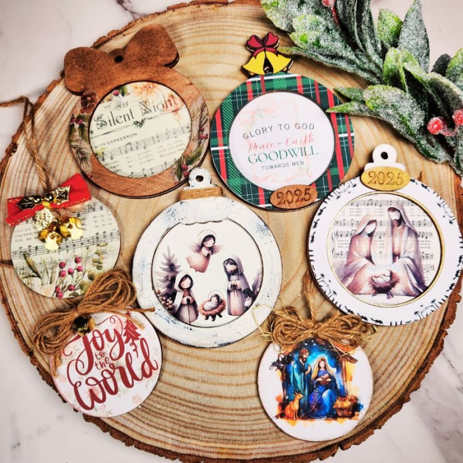 Layered Ornament Cutout 4-Pack