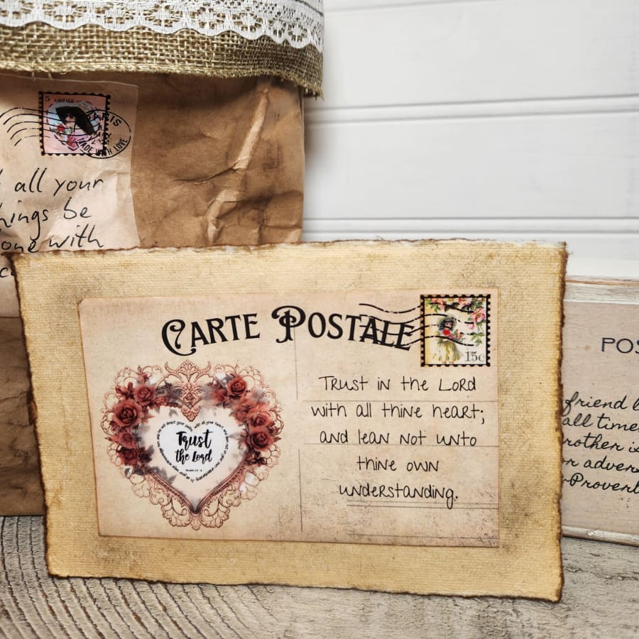 Love Letter Premium Rub On Transfers