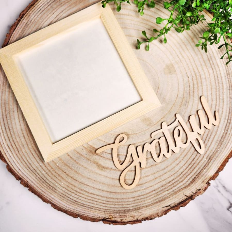 Make Your Own Faith-Filled Word Sign - Grateful