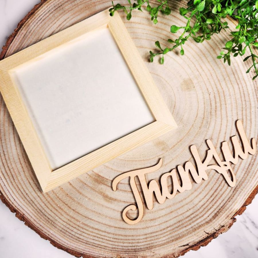 Make Your Own Faith-Filled Word Sign - Thankful