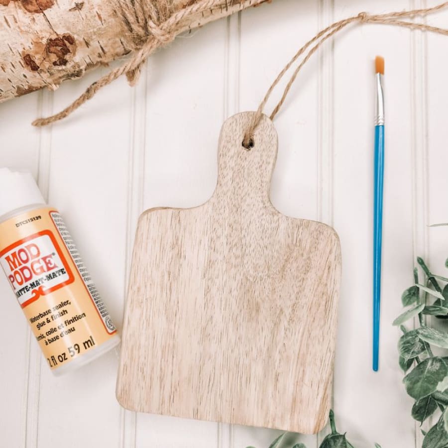 Mini Mango Wood Cutting Board For Decoupage