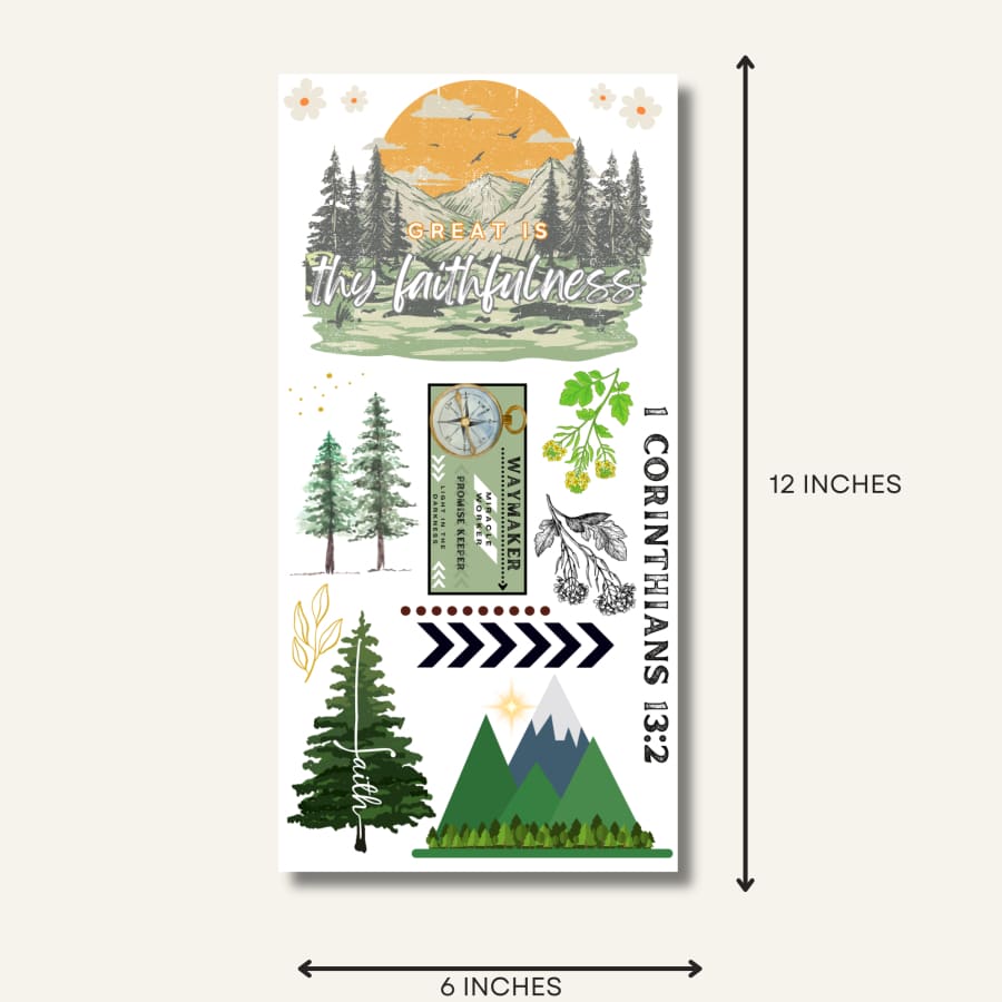 Mountain Moving Faith Limited Edition- 2 Sheet Set