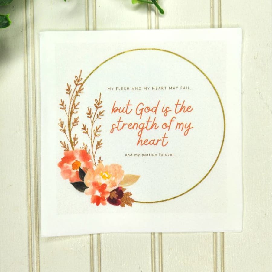 My Portion Forever Psalms 73:26 Christian Paper Decoupage