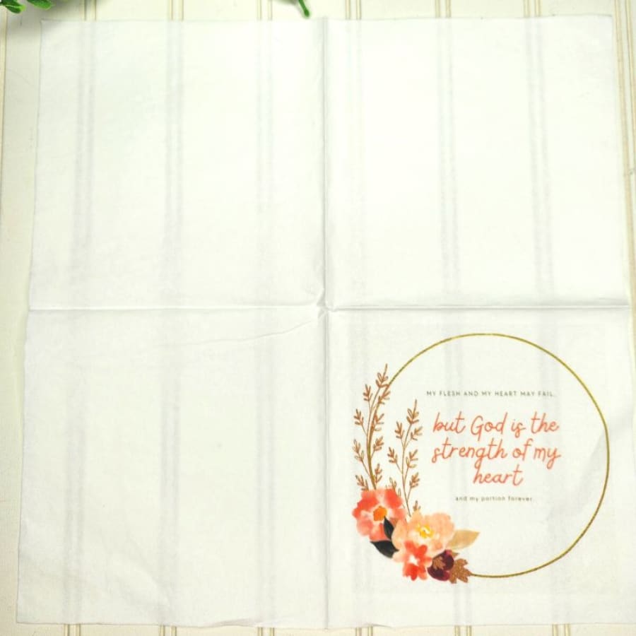 My Portion Forever Psalms 73:26 Christian Paper Decoupage