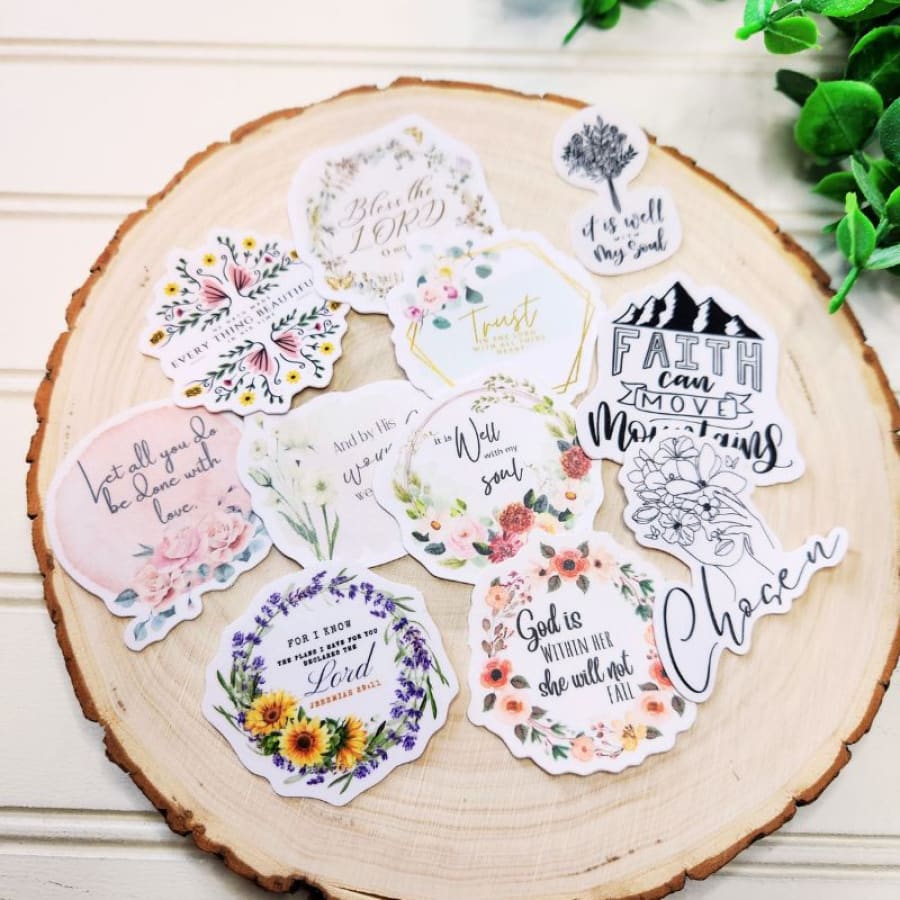Mystery Vinyl Christian Sticker Packs