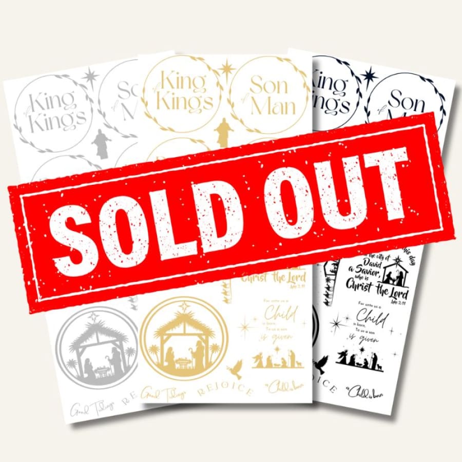 Names Of Christ Ornament Maker Premium Rub On Transfers