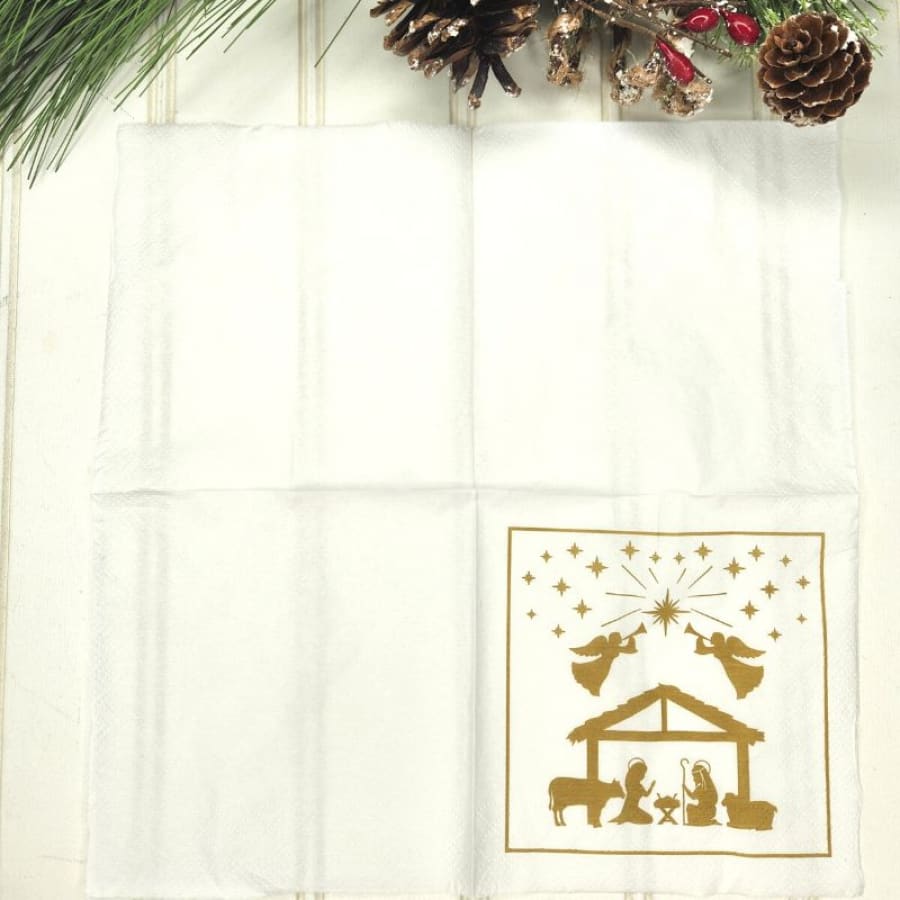 Nativity in Gold [SPECIAL BUY] Christian Paper Decoupage