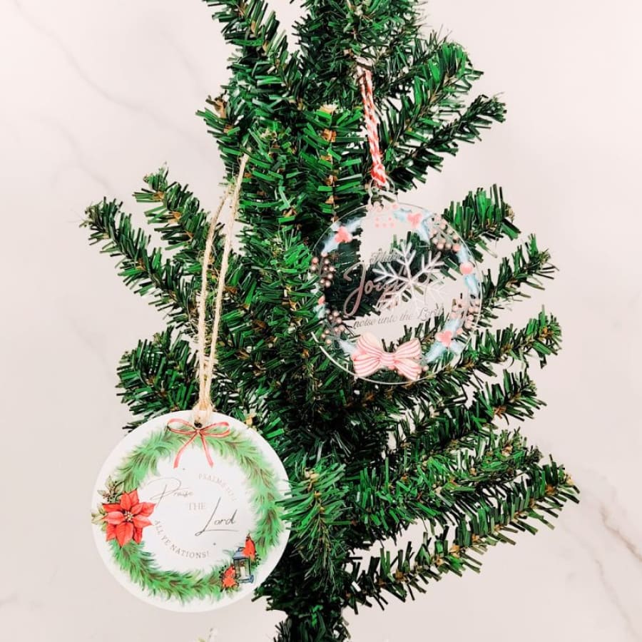 Ornament Maker Kit – DIY Scripture Ornaments with Rub-On