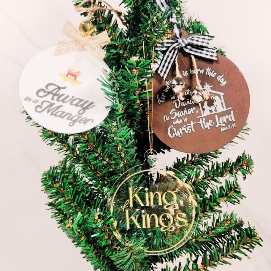 Ornament Maker Kit – DIY Scripture Ornaments with Rub-On