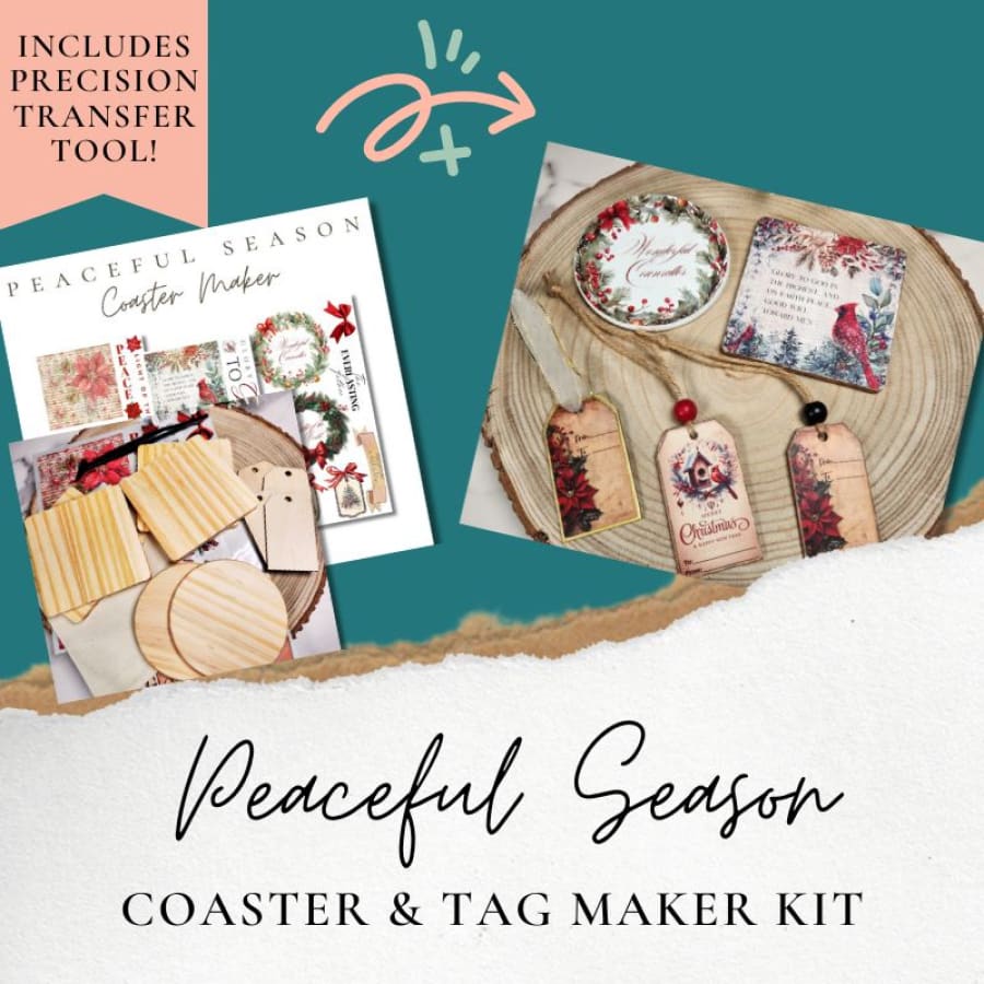 Peaceful Season Coaster Maker Kit