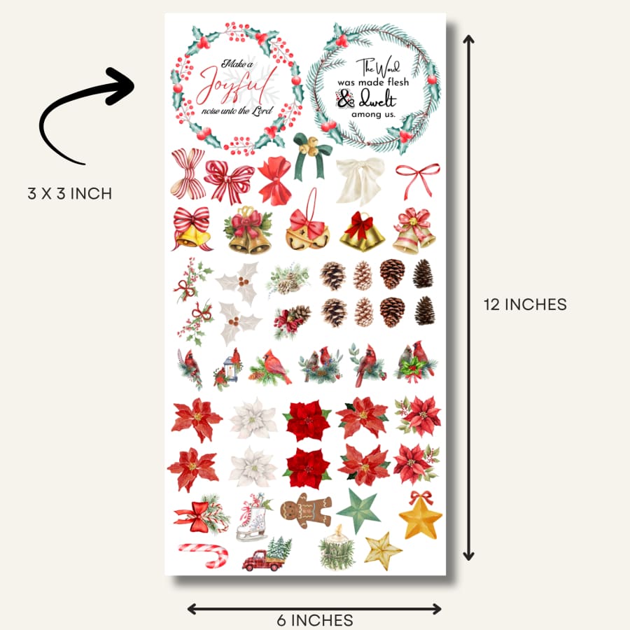 Sacred Season Ornament Maker Premium Rub On Transfers