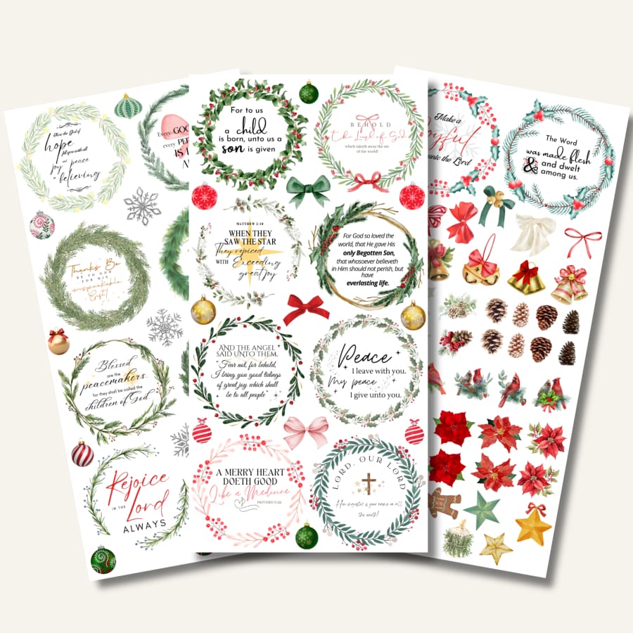 Sacred Season Ornament Maker Premium Rub On Transfers