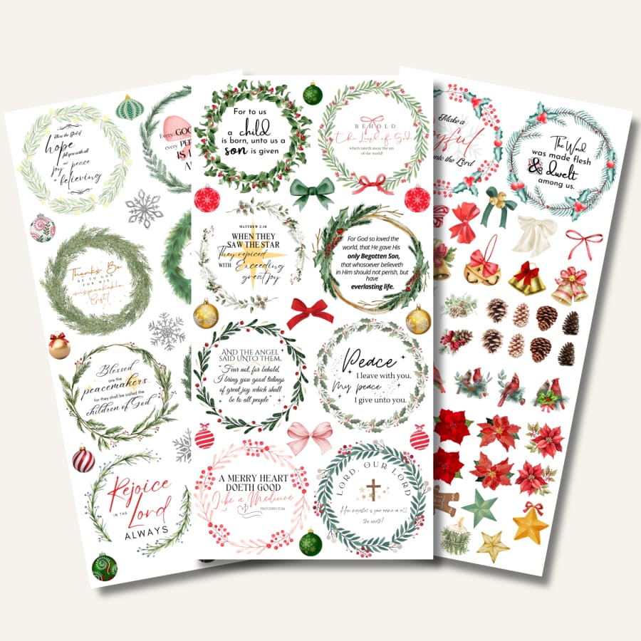 Sacred Season Ornament Maker Premium Rub On Transfers