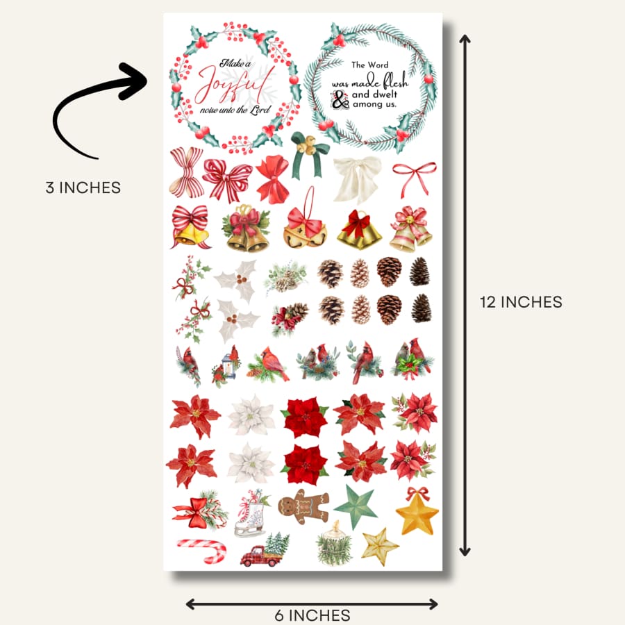 Sacred Season Ornament Maker Premium Rub On Transfers