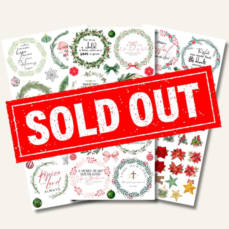 Sacred Season Ornament Maker Premium Rub On Transfers