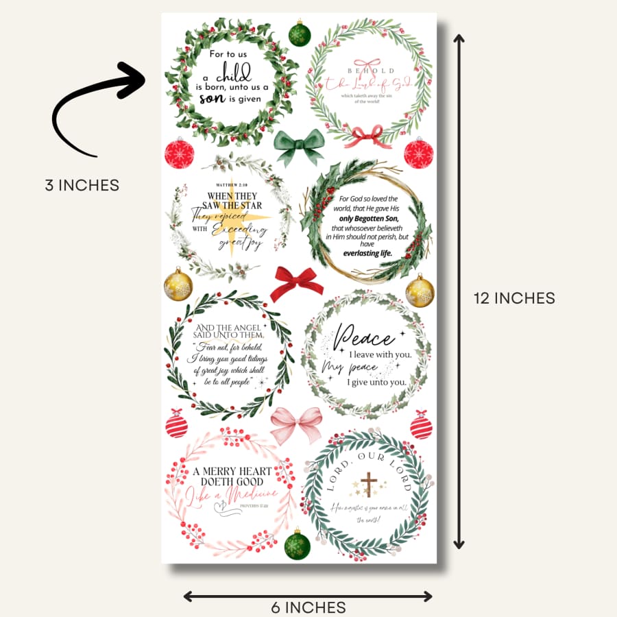 Sacred Season Ornament Maker Premium Rub On Transfers