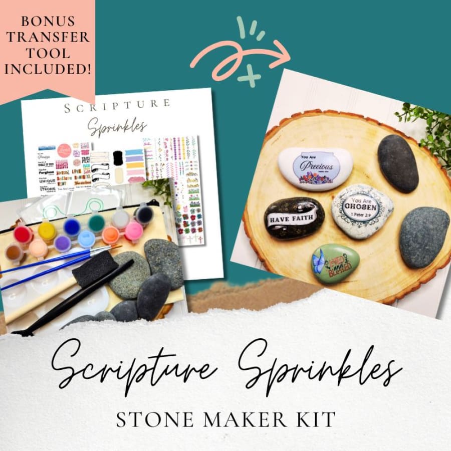 Scripture Sprinkles Stone Maker Kit
