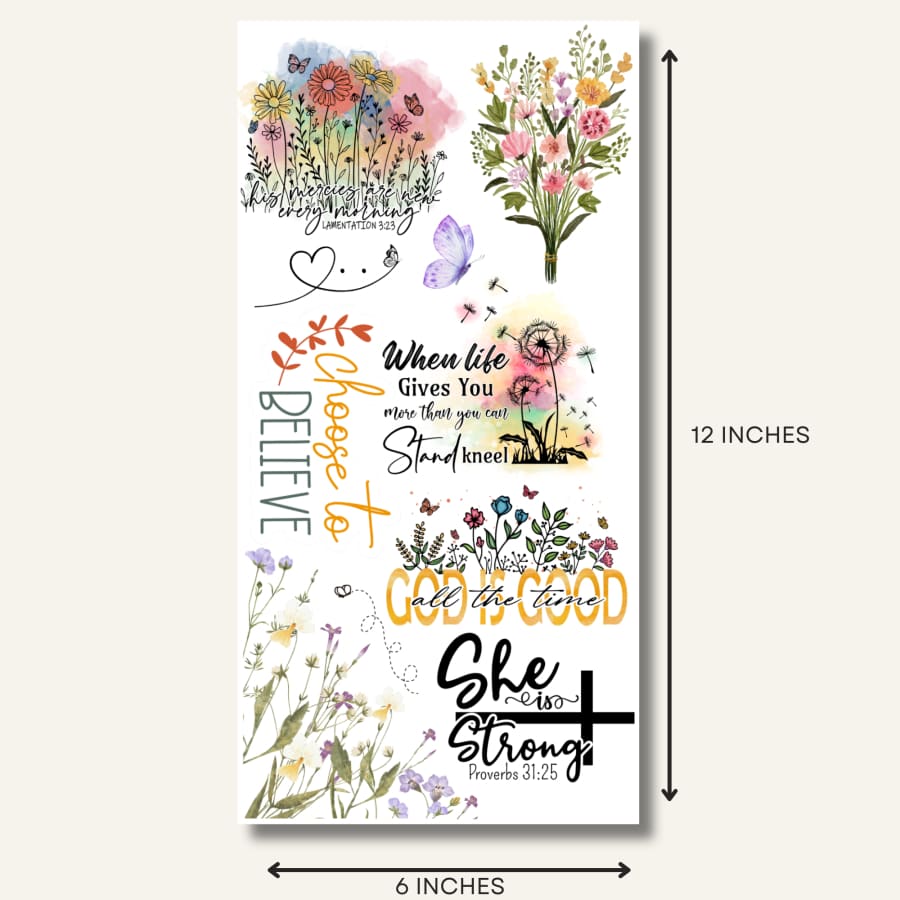 Soulful Sentiments | Christian Rub On Transfers For Crafts