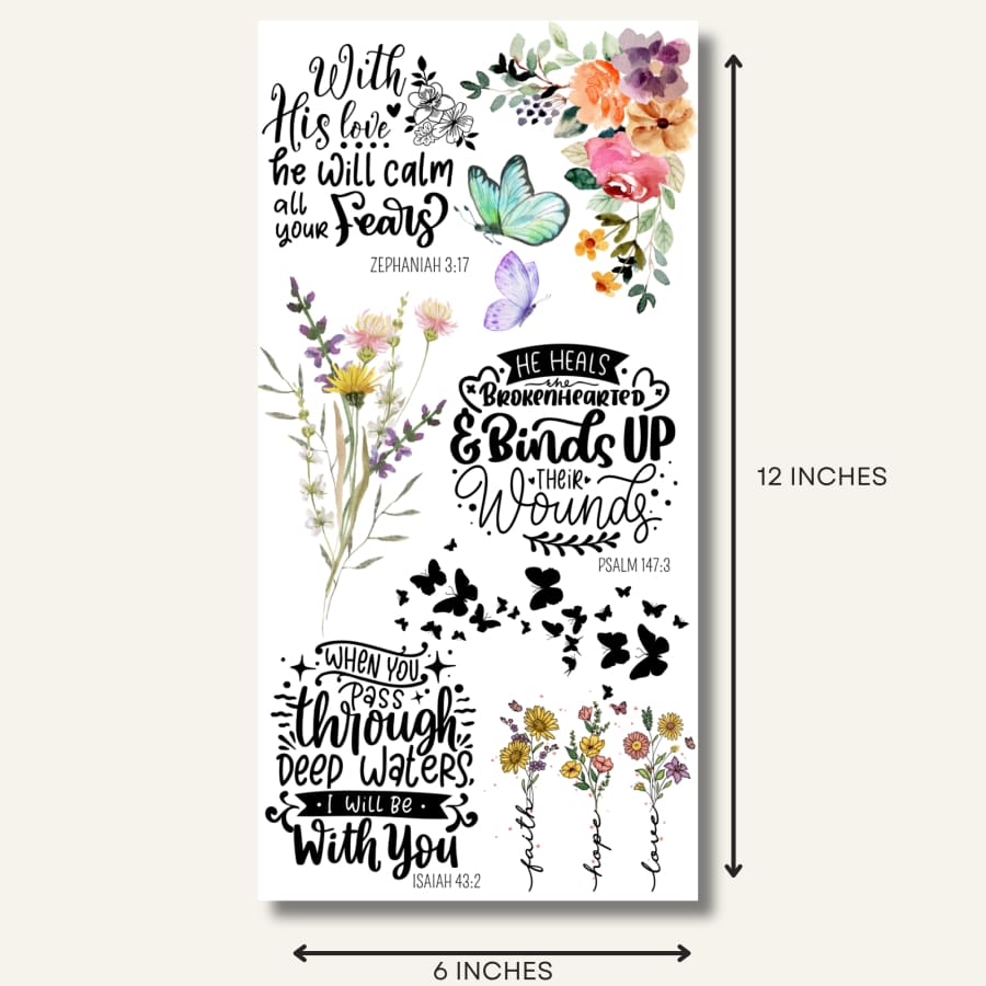 Soulful Sentiments | Christian Rub On Transfers For Crafts