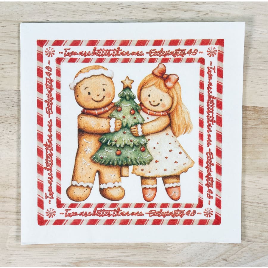 Two Are Better Ecclesiastes 4:9 Christian Paper Decoupage