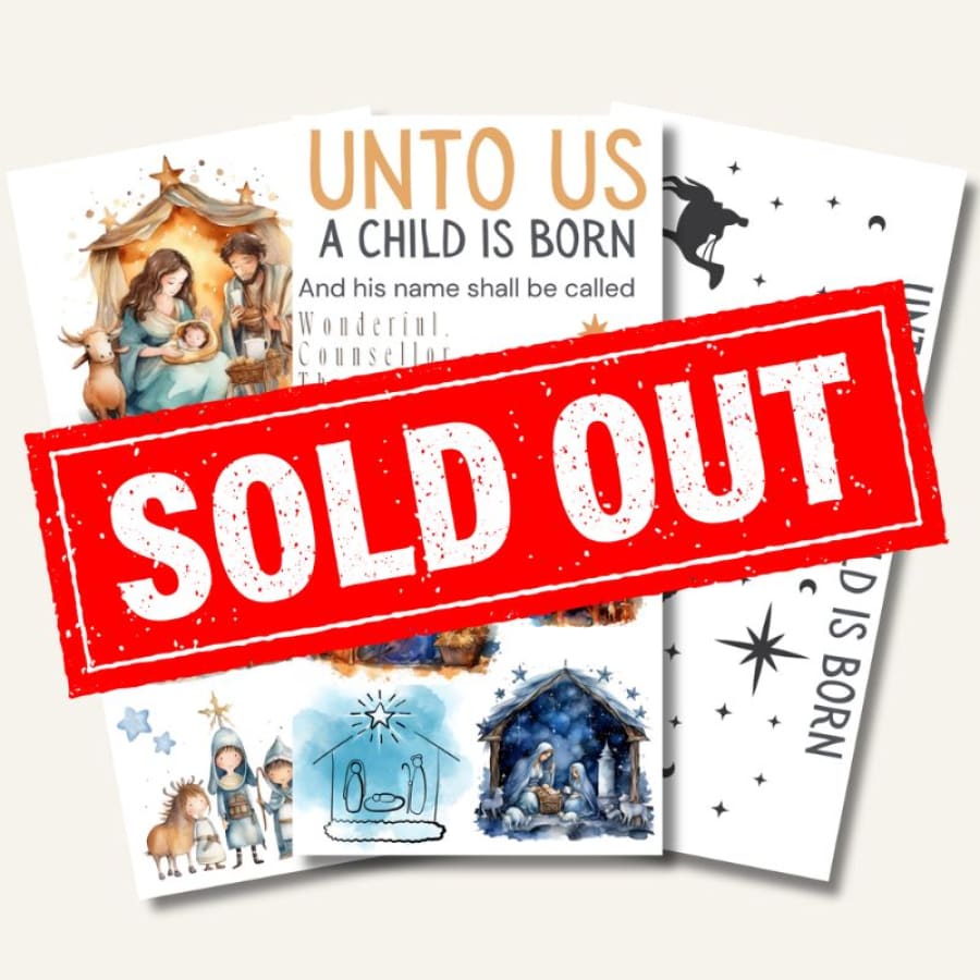 Unto Us Premium Rub On Transfers