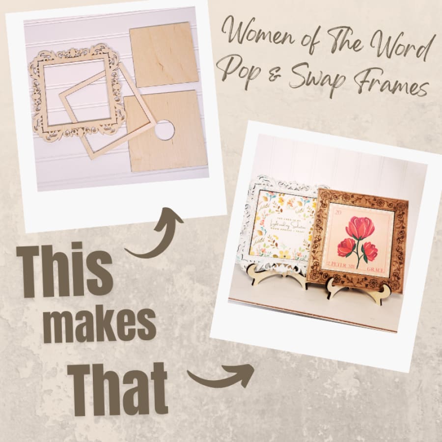 Women Of The Word Pop & Swap Frame Sets