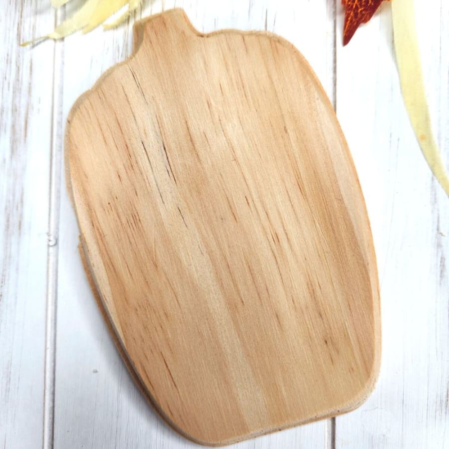 Wooden Pumpkin Mini Signs For Decoupage (set of TWO)