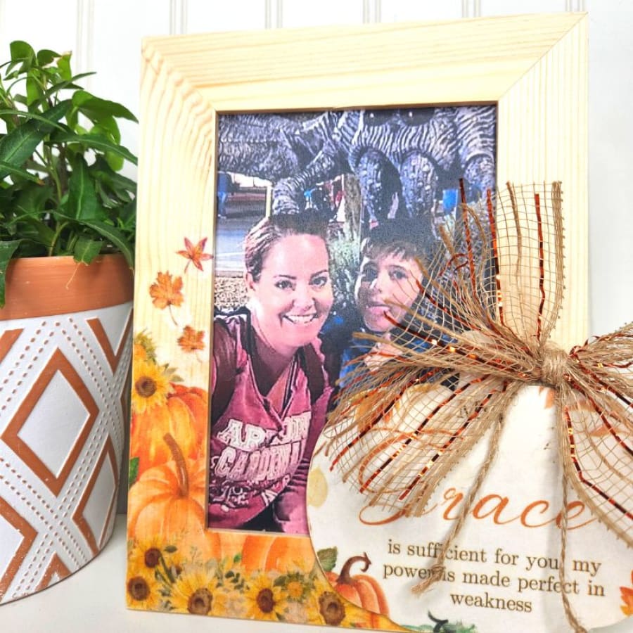 6x8 Unfinished Solid Pine Wood Picture Frame For Decoupage