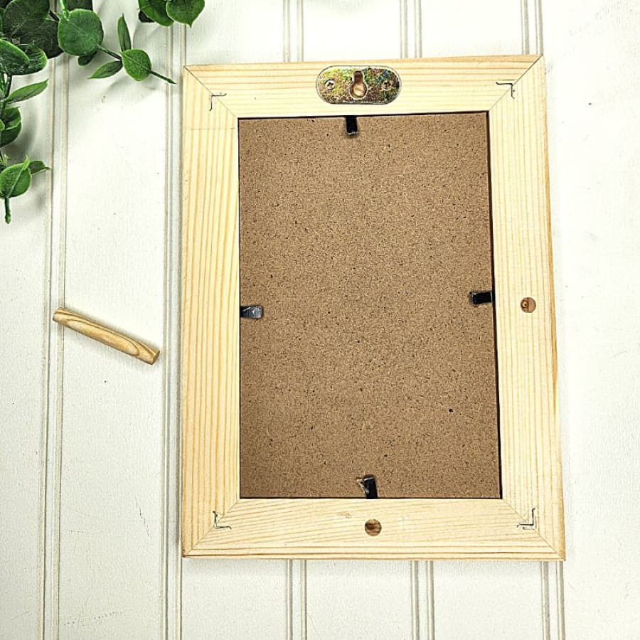 6x8 Unfinished Solid Pine Wood Picture Frame For Decoupage