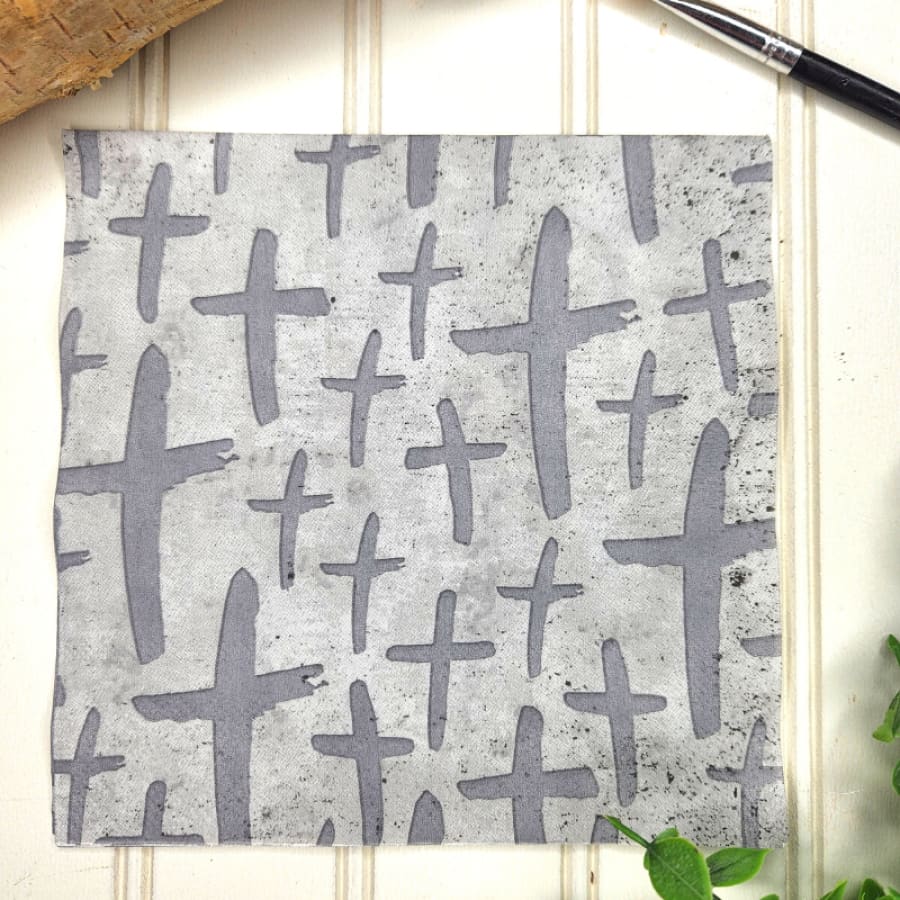 At The Cross Decoupage Christian Napkin