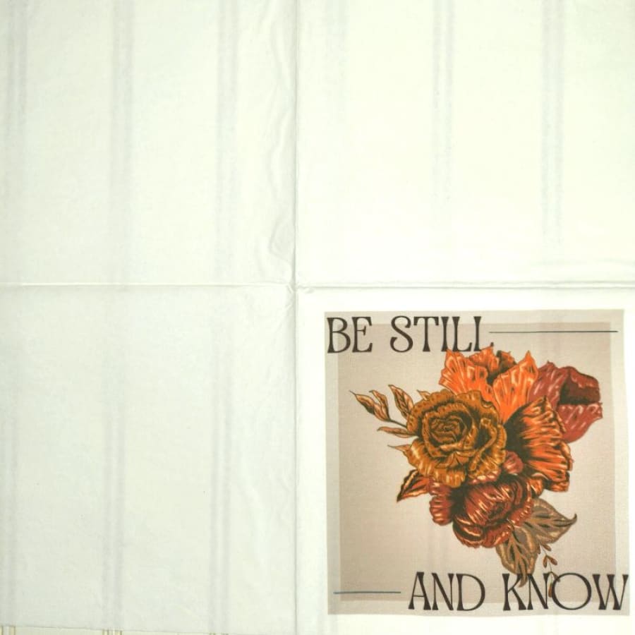 Be Still Psalm 46:10 Christian Paper Decoupage Napkins