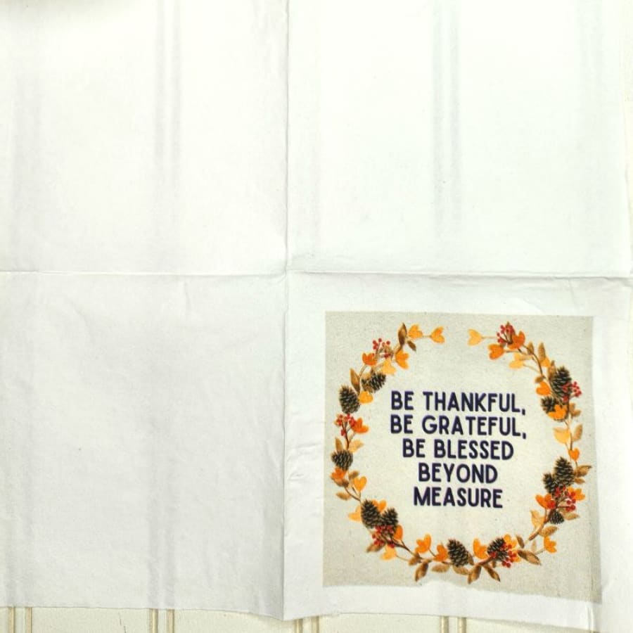 Be Thankful Be Blessed Beyond Measure Christian Paper 