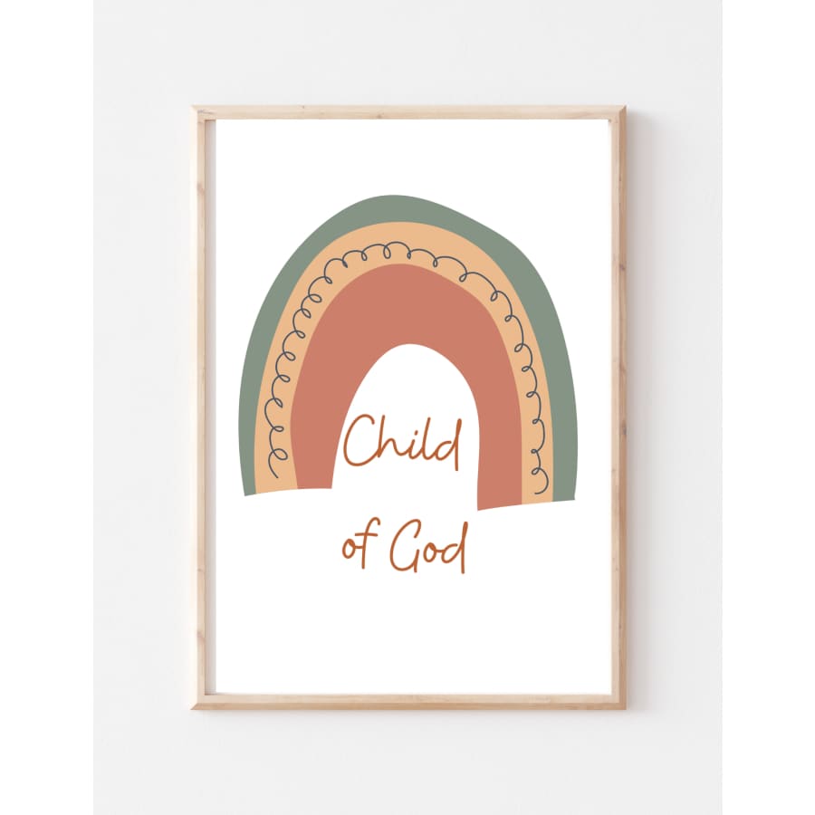 Boho Child Of God Printable Wall Art | DIGITAL Download
