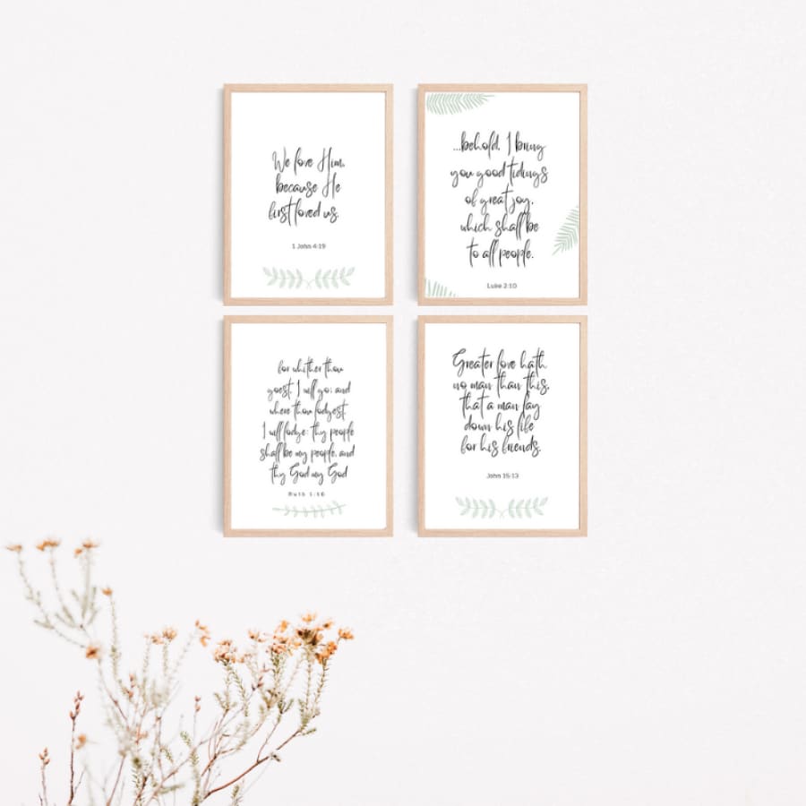 Daily Bread Printable Wall Art | Digital Download - FULL SET