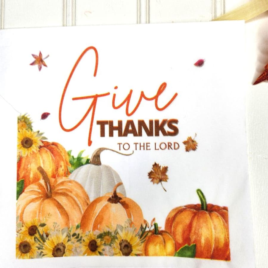 Give Thanks Psalms 107:1 Christian Paper Decoupage Napkins
