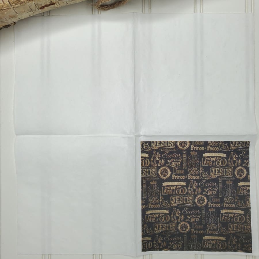 charcoal, multi graphic, Jesus designs, decoupage paper, decoupage napkins, 3 ply, full napkin