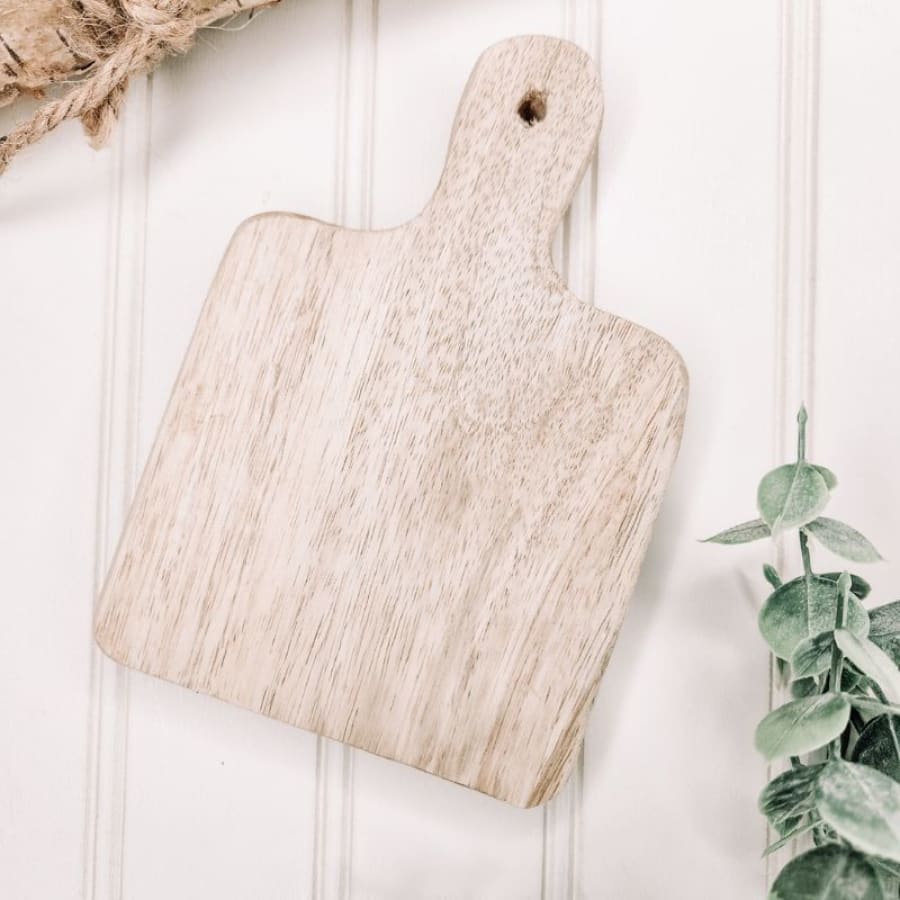Mini Mango Wood Cutting Board For Decoupage