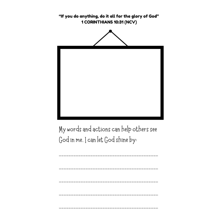 psalm coloring page for kids on psalms 138:1 free pdf download