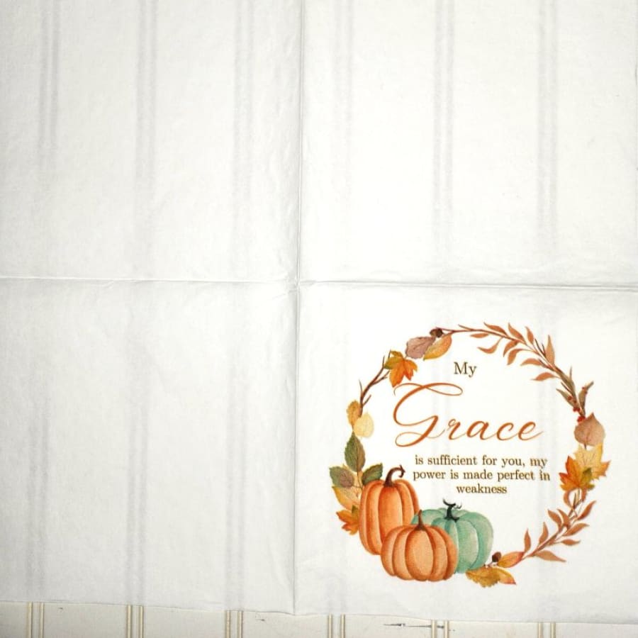 My Grace 2 Corinthians 12:9 Christian Paper Decoupage 