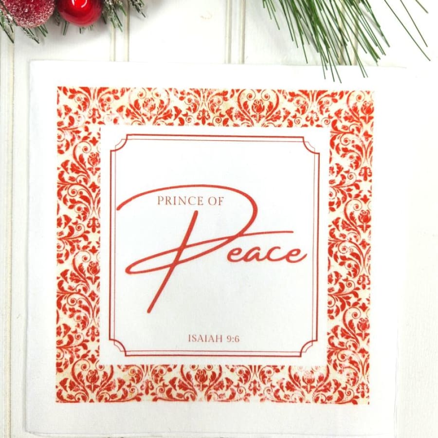 Prince Of Peace Isaiah 9:6 Christian Paper Decoupage Napkins