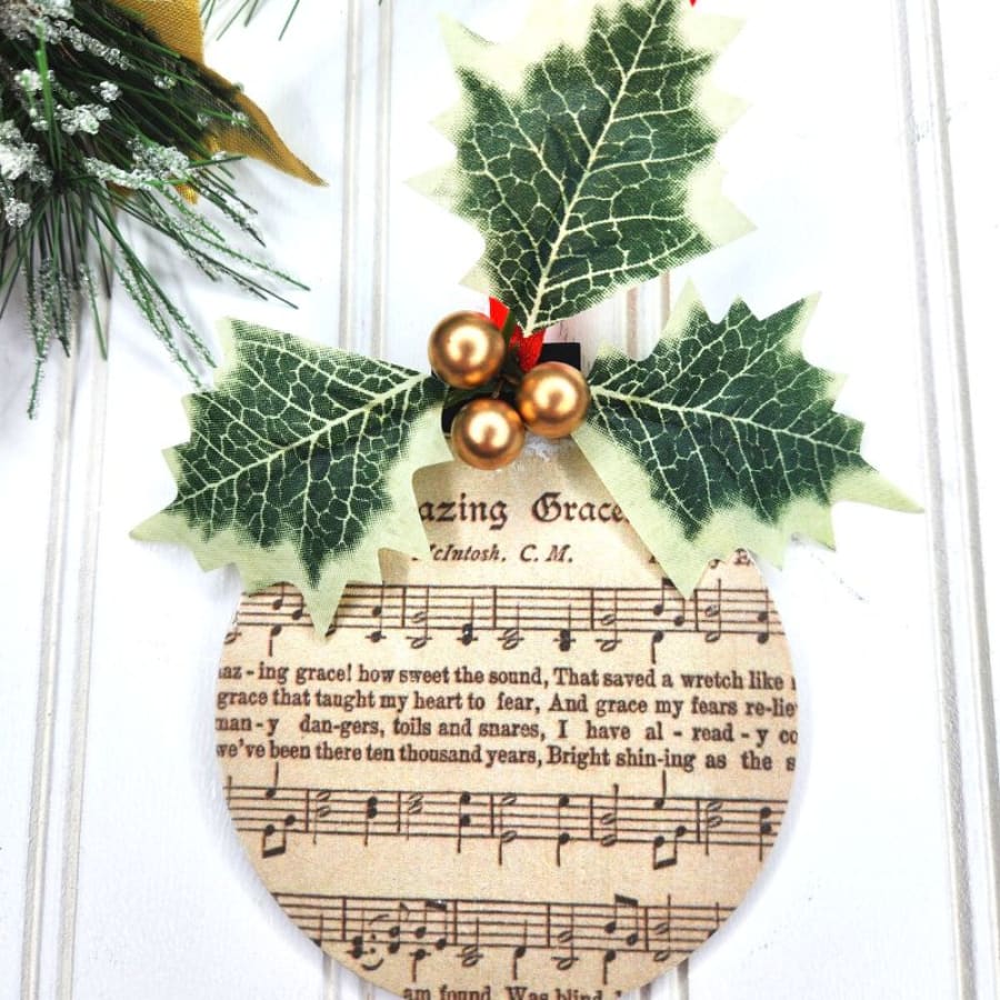 Round Ornament Craft Cutouts For Decoupage