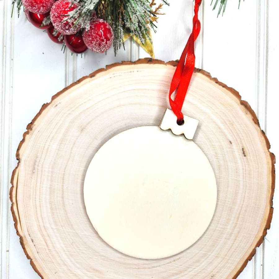 Round Ornament Craft Cutouts For Decoupage