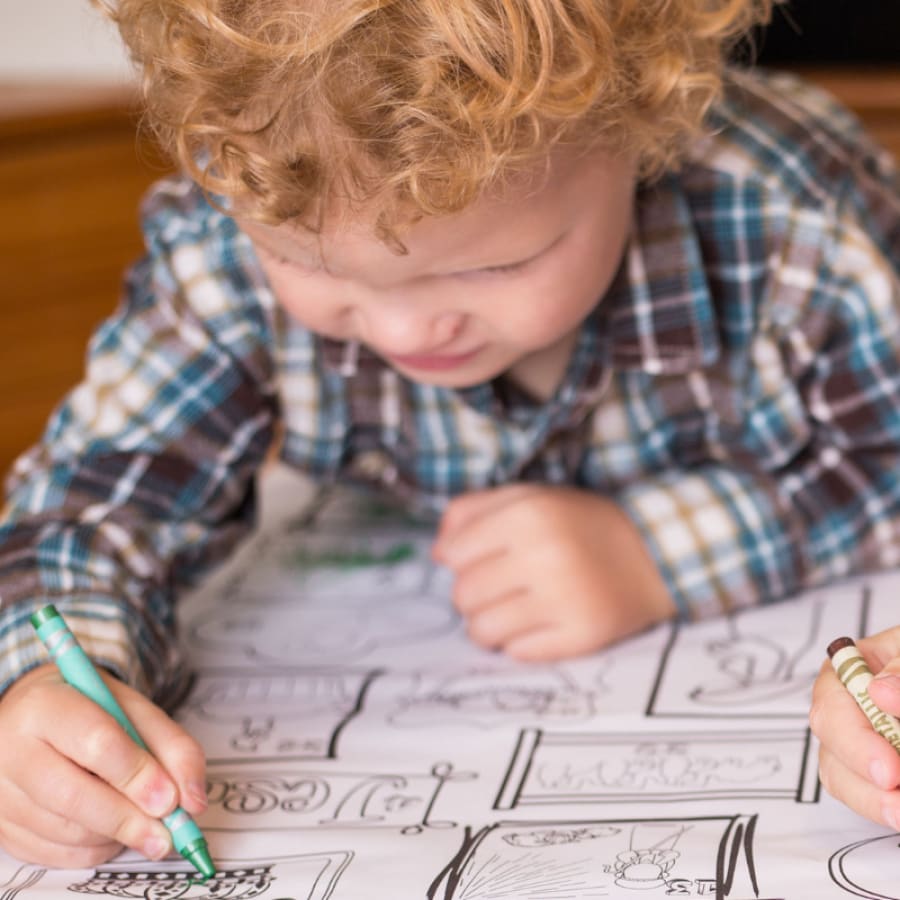 Nativity Story Read-A-Long + Oversized Coloring Poster