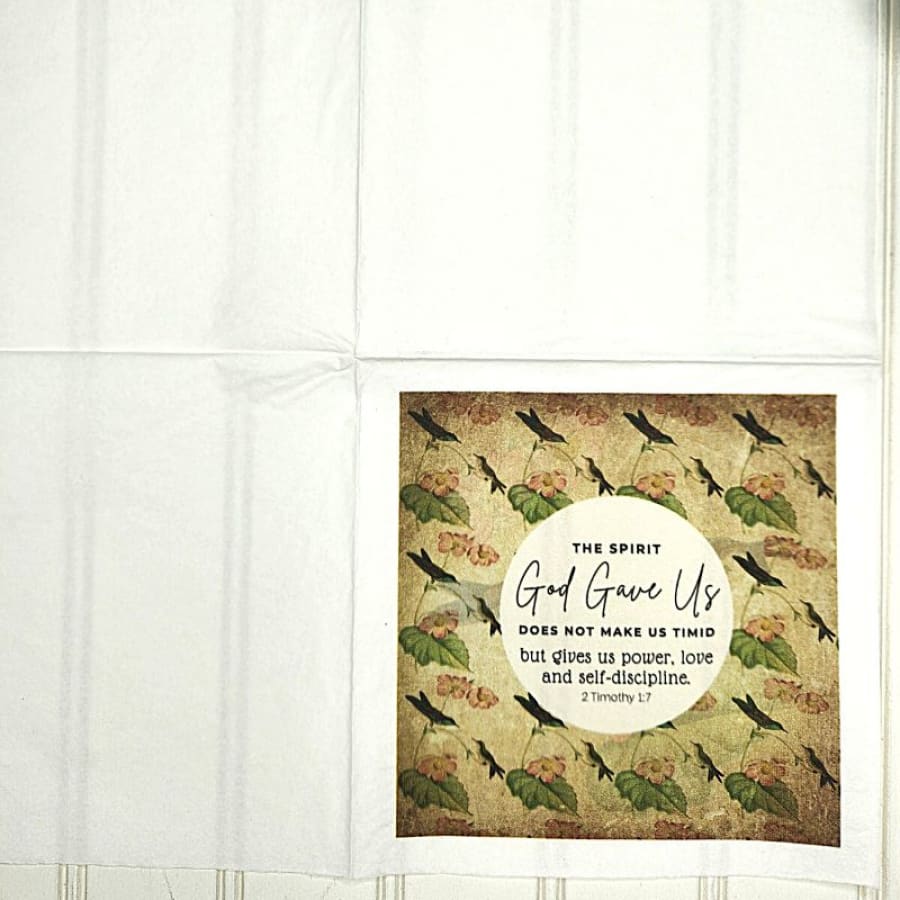 The Spirit God Gave Us 2 Timothy 1:8 Christian Paper 