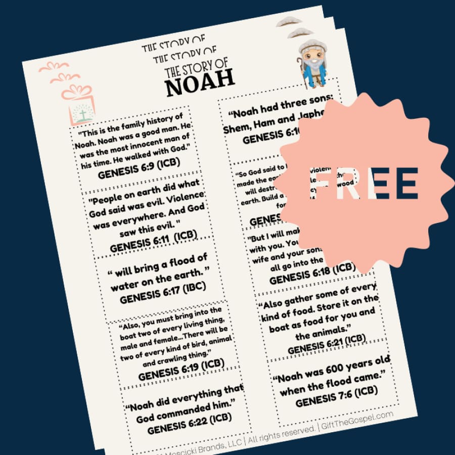 The Story of NOAH - Your Child’s First Bible Journal (with 