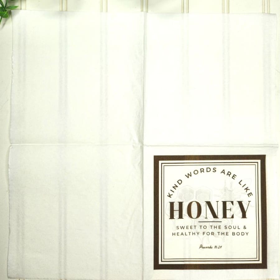 Words Are Like Honey Proverbs 16:24 Christian Paper